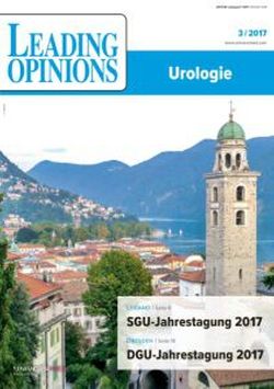 LEADING OPINIONS Urologie 2017/3